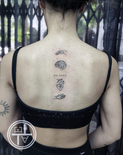 Balance Womens Tattoo Ideas