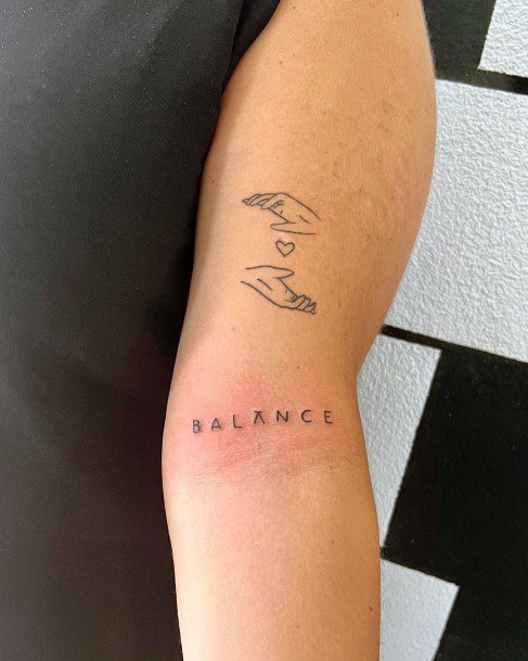 Balanceic Womens Balance Tattoo Designs