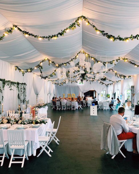 Balloon Effect Ceiling Wedding Decorations