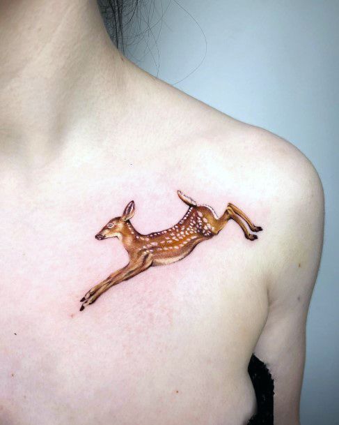 Bambi Tattoos Feminine Ideas