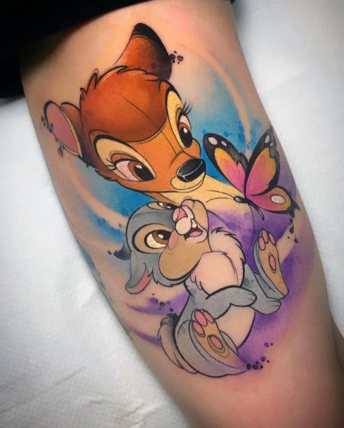 Bambi Womens Tattoo Ideas