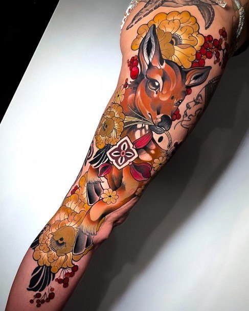 Bambiic Womens Bambi Tattoo Designs