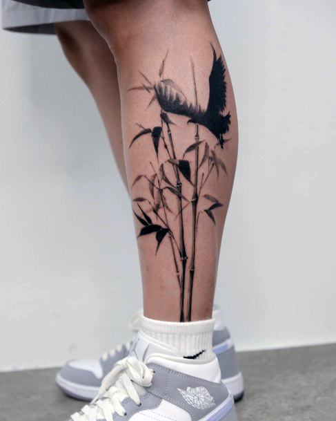 Bamboo Female Tattoo Designs