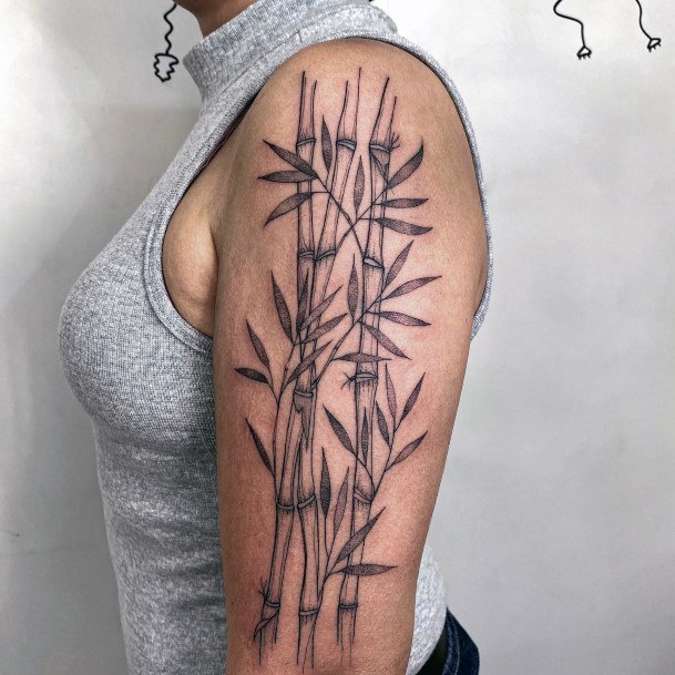 Bamboo Tattoos Feminine Ideas