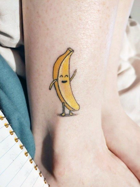 Banana Female Tattoo Designs