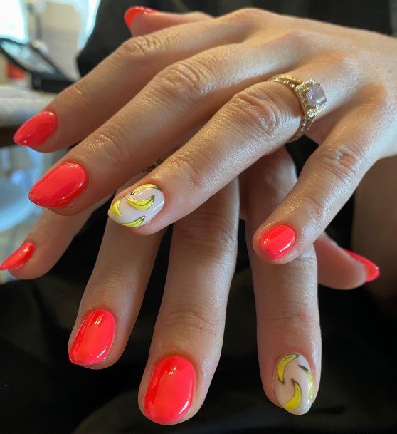 Banana Girls Nail Ideas