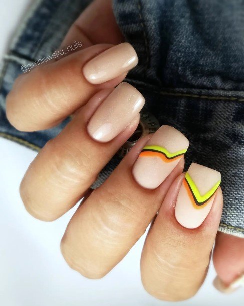 Banana Nails Feminine Ideas