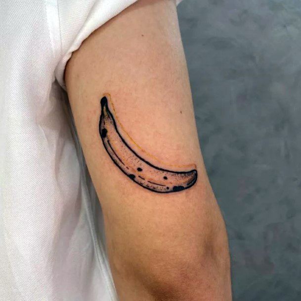 Banana Tattoo Design Inspiration For Women