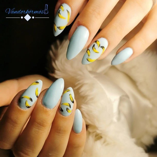 Banana Womens Feminine Banana Nails