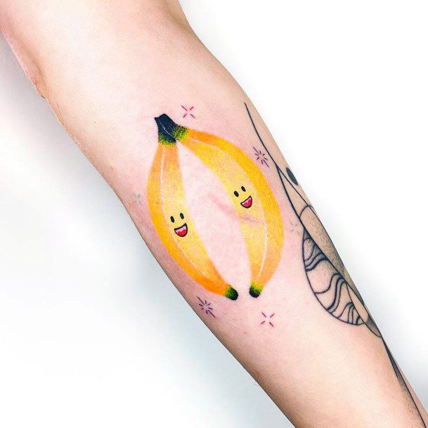 Banana Womens Tattoo Ideas