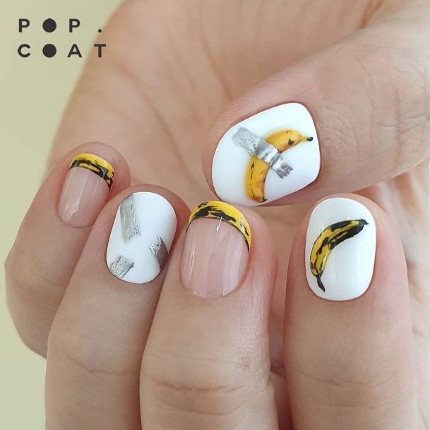 Bananaic Womens Banana Nail Designs