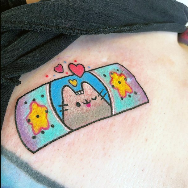 Bandaid Womens Tattoo Designs