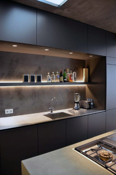 Bar Above Sink Modern Kitchen Ideas