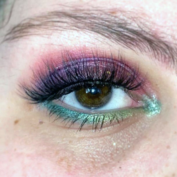 Barely There Green And Pink Eyeshadow