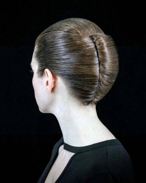 Basic Business Like Neatly Tight French Twist For Women