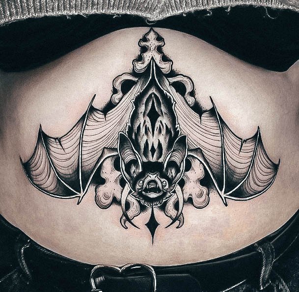 Bat Tattoo Design Inspiration For Women