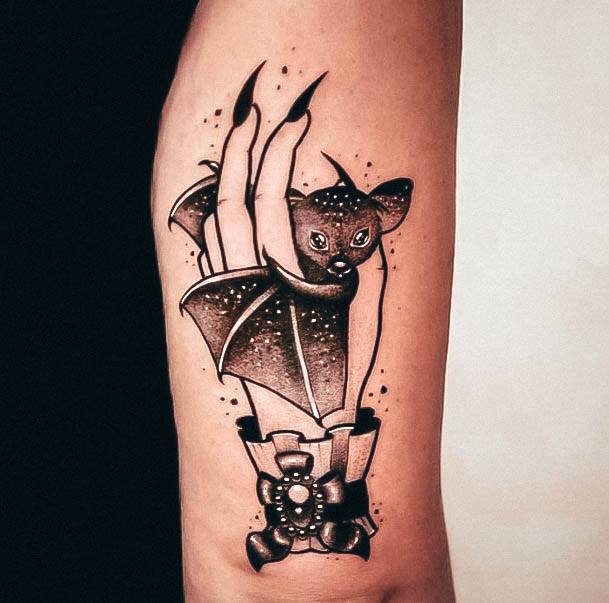 Bat Womens Tattoo Designs