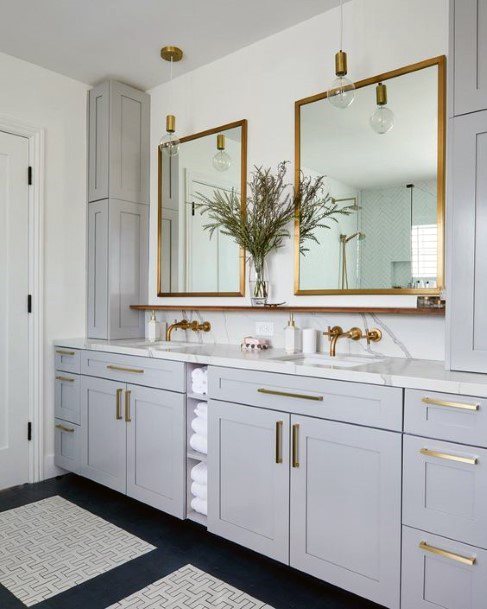 Bathroom Cabinet Ideas Cool Grey Extra Long Vanity