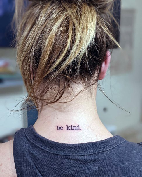 Be Kind Girls Tattoo Ideas