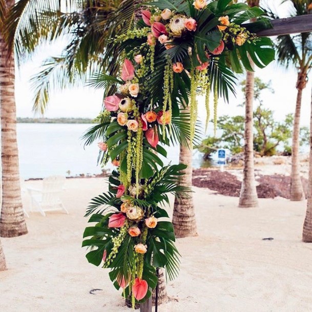 Top 50 Best Tropical Wedding Flower Ideas - Lush Bridal Floral Designs