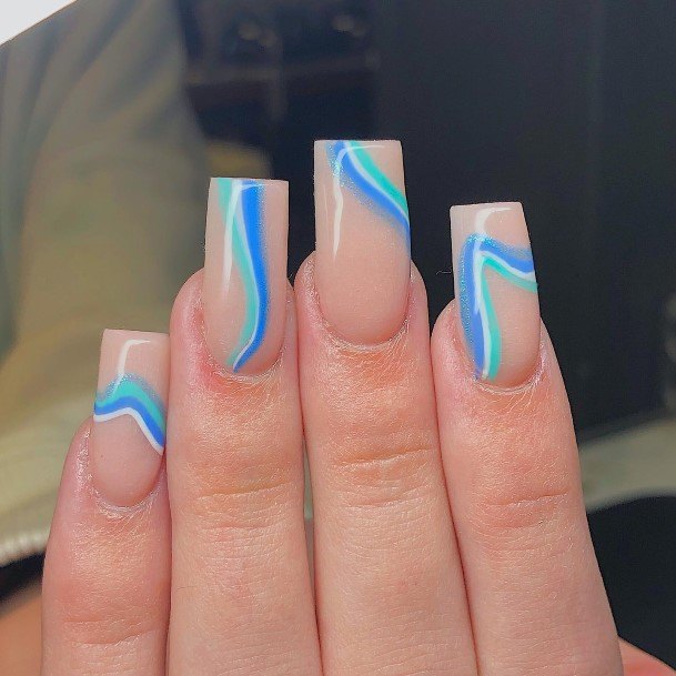 Beach Nails Feminine Ideas