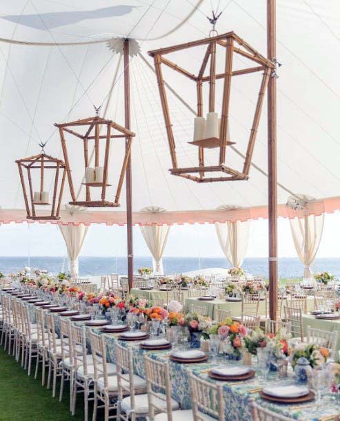 Beach Side Wedding Tent Decorations