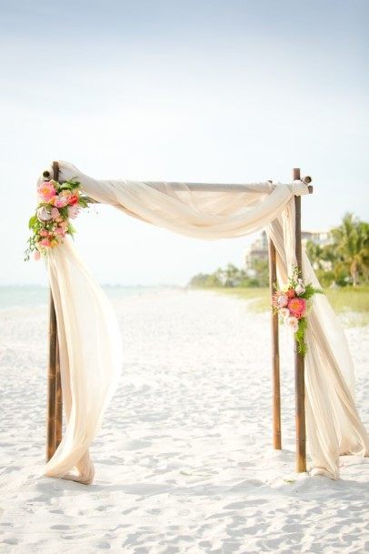 Beach Themed Wedding Arch Ideas