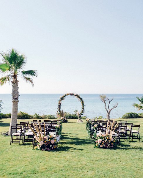 Beach Wedding Ideas Ceremony With Ocean Background