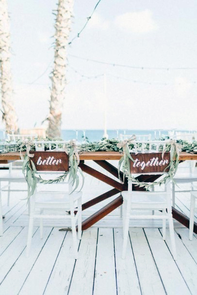 Beach Wedding Ideas Nautical On Ship Sweetheart Table