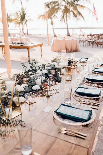 Beach Wedding Ideas Sandy Neutrals And Greenery Outdoor Reception Decor