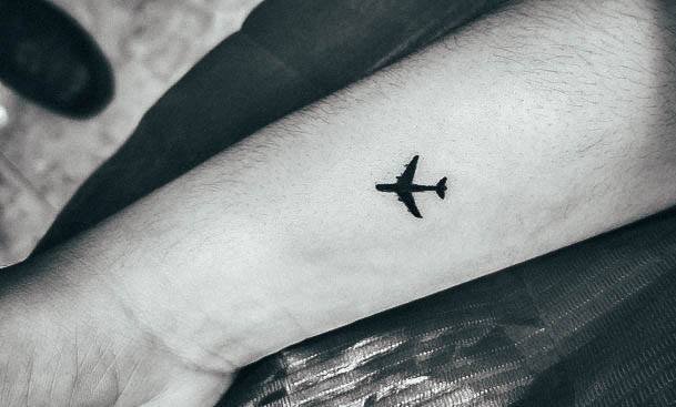 Beauteous Girls Airplane Tattoos