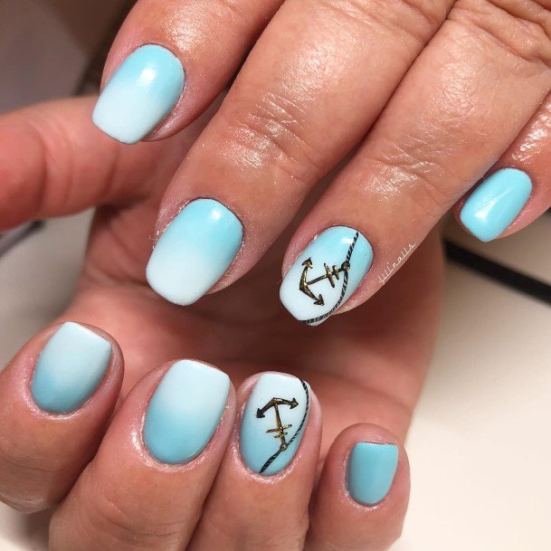 Beauteous Girls Anchor Nails