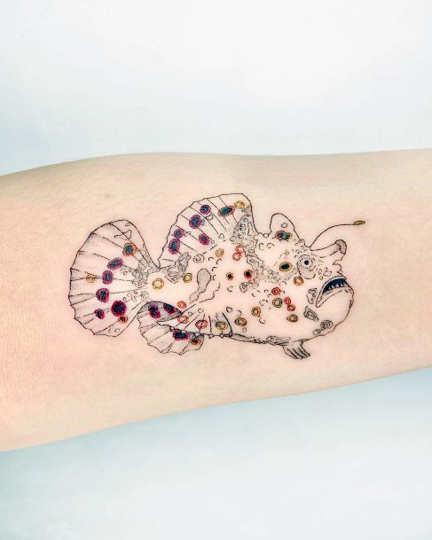 Beauteous Girls Anglerfish Tattoos