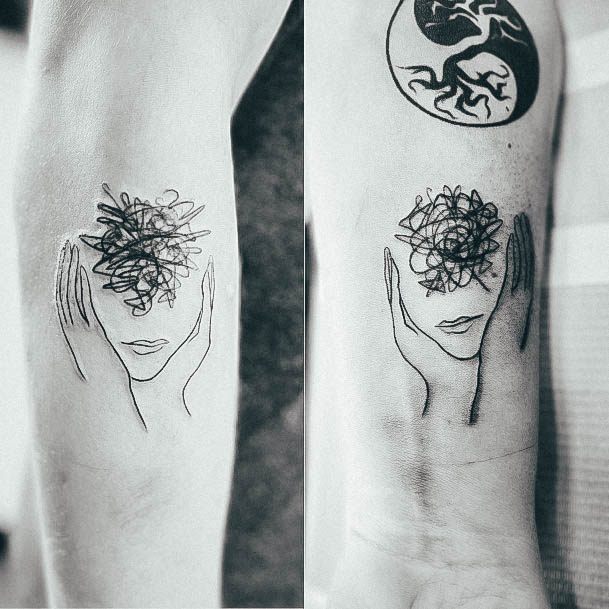 Beauteous Girls Anxiety Tattoos