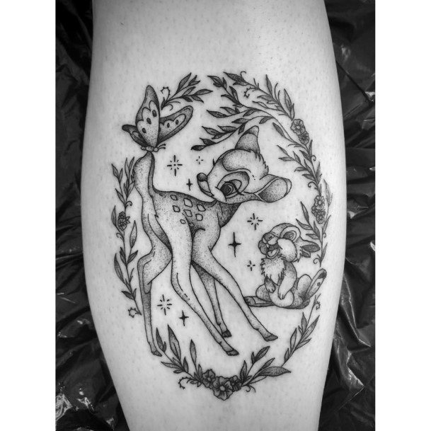 Beauteous Girls Bambi Tattoos