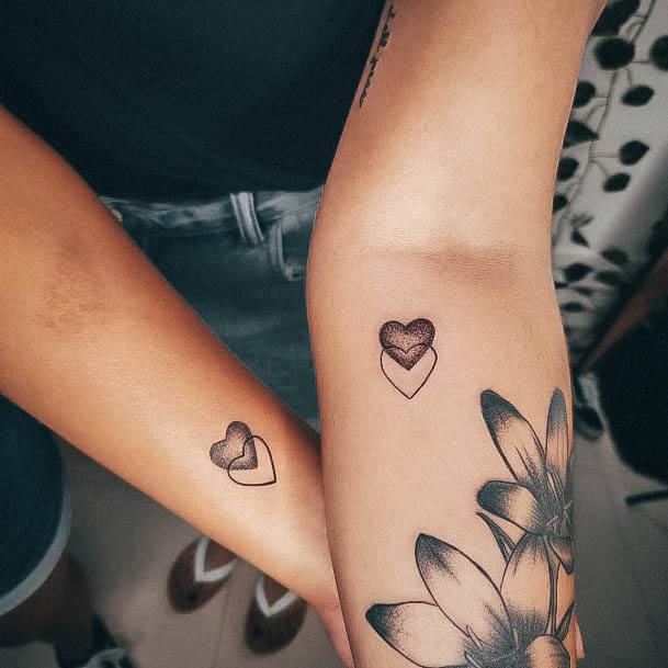 Beauteous Girls Bff Tattoos