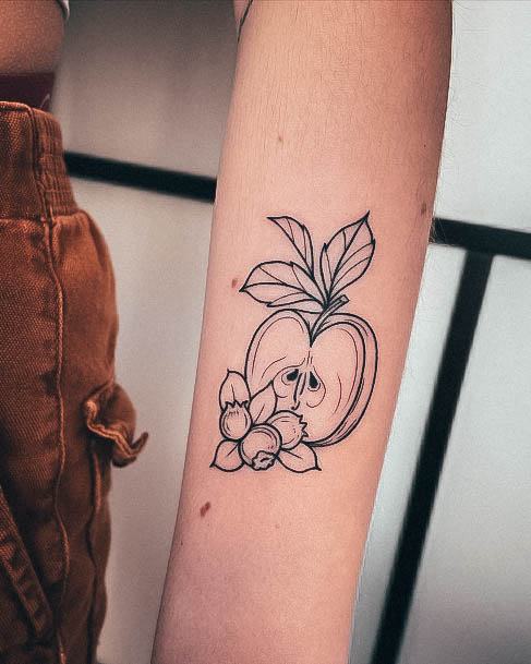 Beauteous Girls Blueberry Tattoos