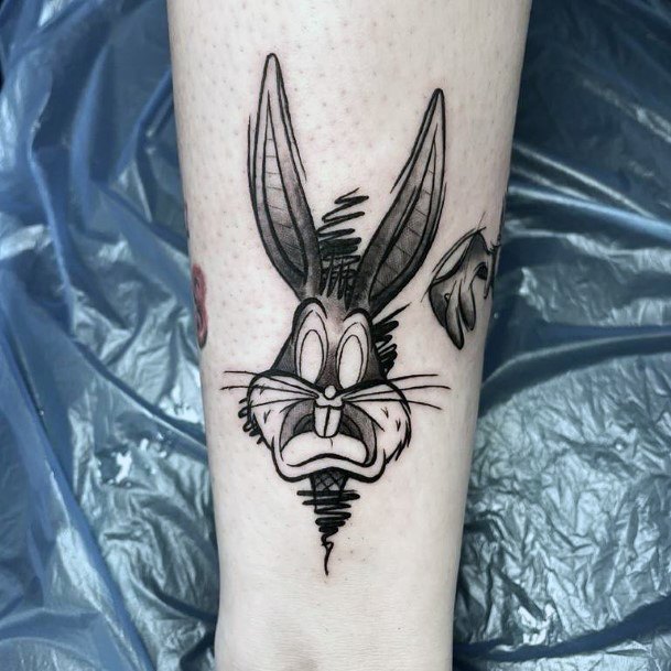 Beauteous Girls Bugs Bunny Tattoos