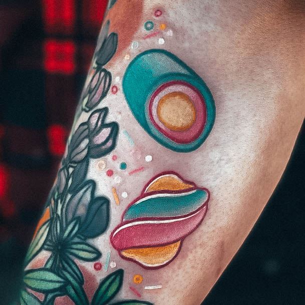 Beauteous Girls Candy Tattoos