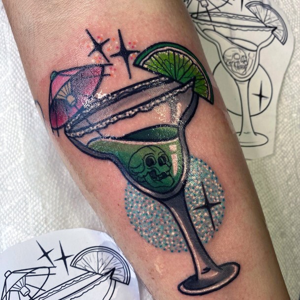 Beauteous Girls Cocktail Tattoos