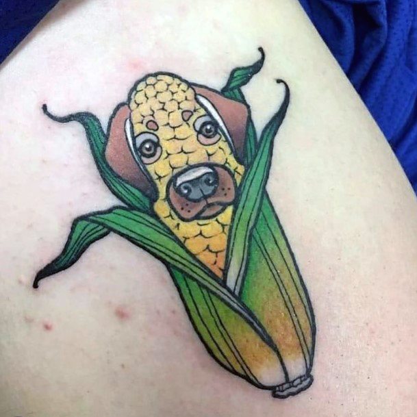 Beauteous Girls Corn Tattoos