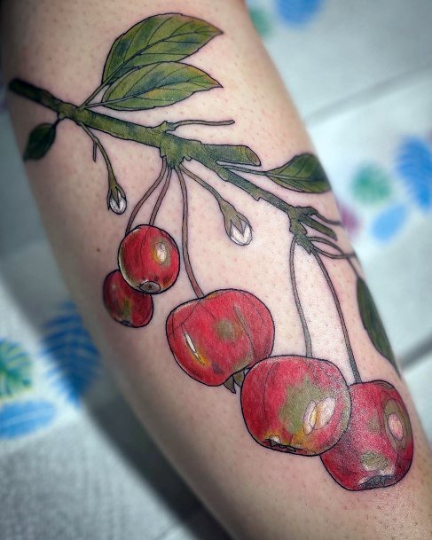 Beauteous Girls Crabapple Tattoos