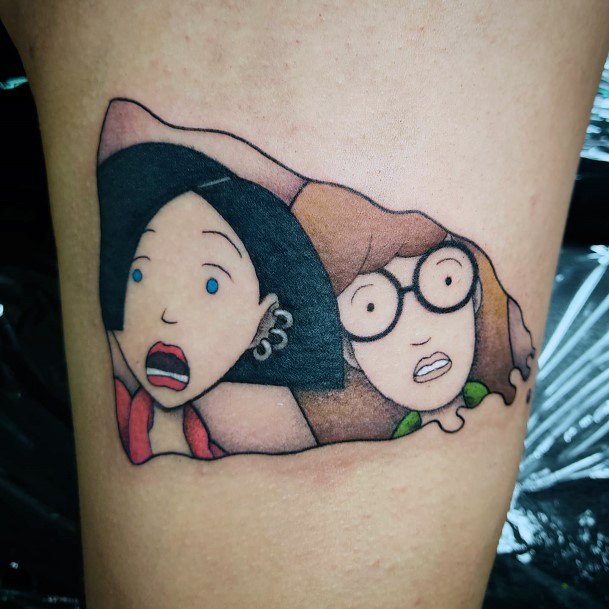 Beauteous Girls Daria Tattoos