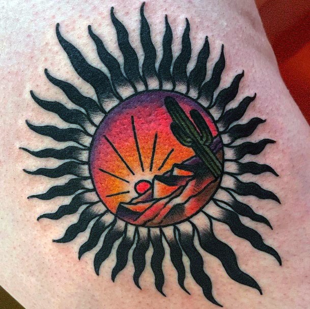 Beauteous Girls Desert Tattoos