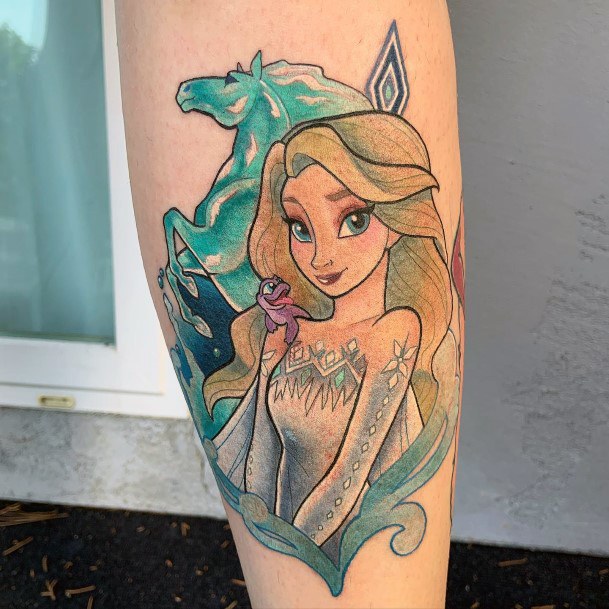 Beauteous Girls Elsa Tattoos