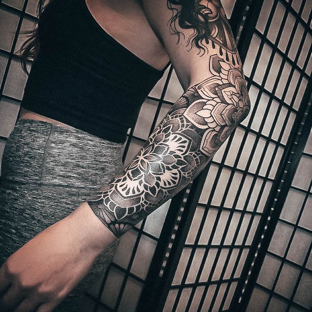 Beauteous Girls Full Sleeve Tattoos