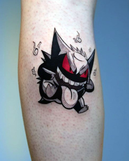 Beauteous Girls Gengar Tattoos