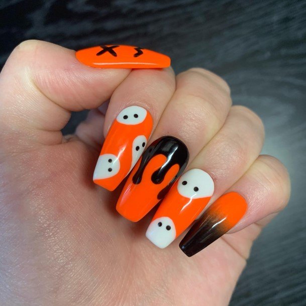 Beauteous Girls Ghost Nails