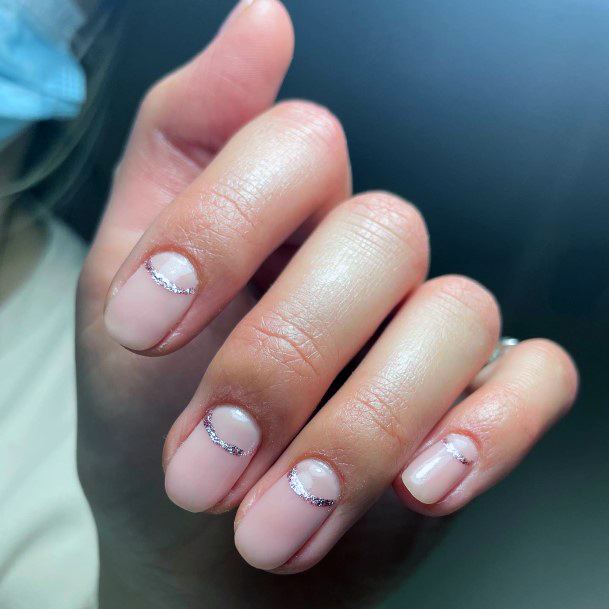 Beauteous Girls Half Moon Nails