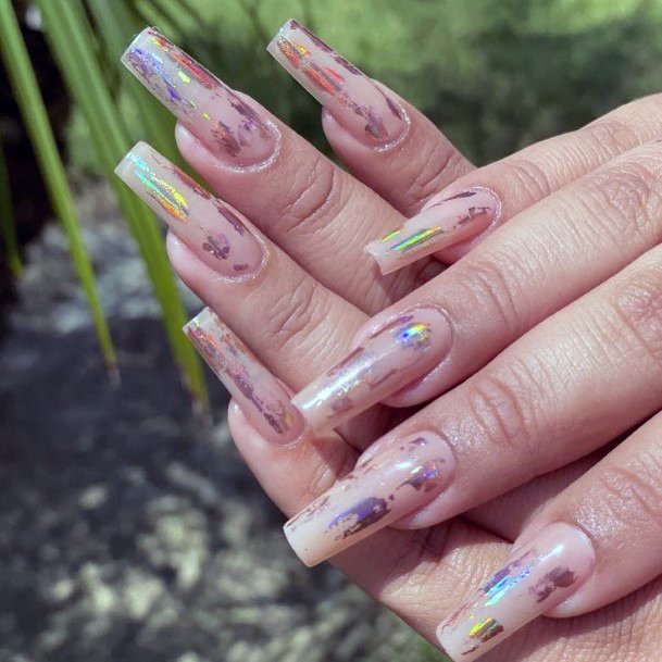 Beauteous Girls Holographic Nails